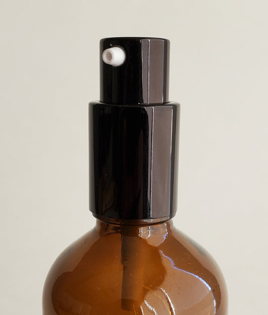New Pump (Shiny Black Plastic) - for Essential Oil Bottle