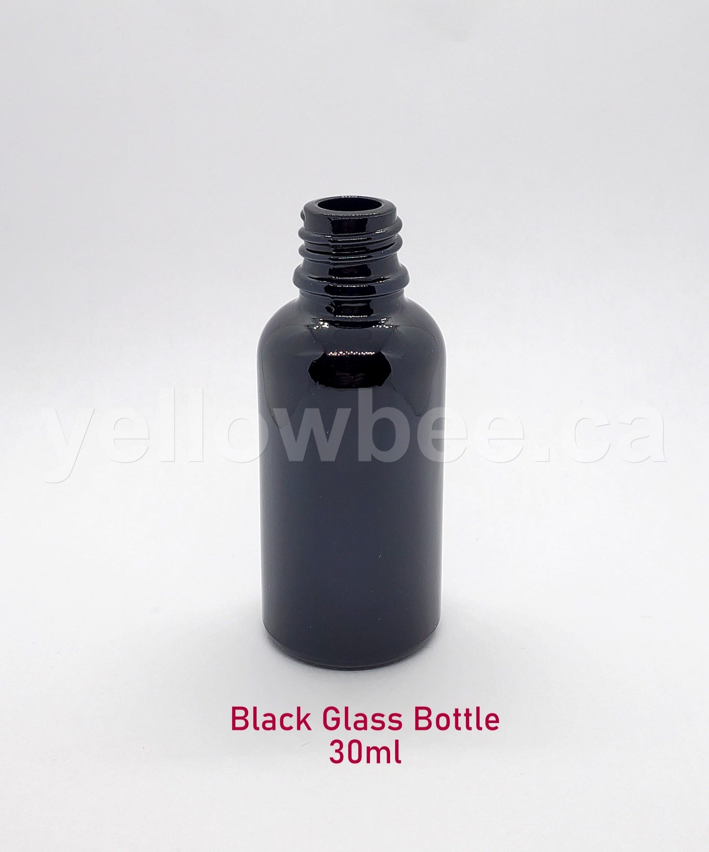 New Essential Oil Glass Bottle - Black - 30ml / 1oz