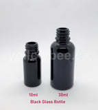 New Essential Oil Glass Bottle - Black - 30ml / 1oz
