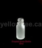New Essential Oil Glass Bottle - Frosted Clear - 10ml / 0.34oz