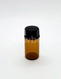 Sampler Glass Bottle - Amber - 3ml / 0.10oz (Pack of 20)