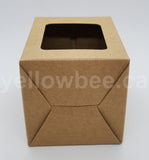 Kraft Glass Jar Box - 100g (Pack of 20pcs)