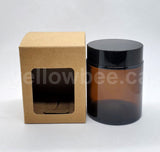 Kraft Glass Jar Box - 100g (Pack of 20pcs)