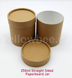 Paperboard Straight Sided Paperboard Jar - 250ml