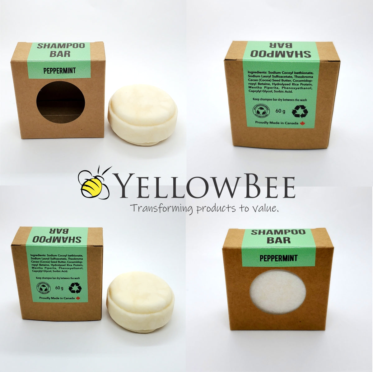 Starter Kit - Shampoo Bar (White Chocolate Peppermint - Complete Set)