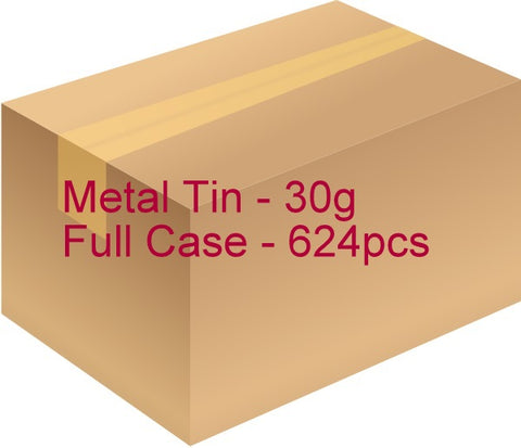 Metal Tin with Screw Lid - 30g / 1.06oz (Full Case of 624pcs)