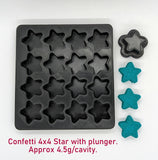 3D Printed Confetti Mould - Star 4x4