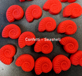 3D Printed Confetti Mould - Seashell 3x3