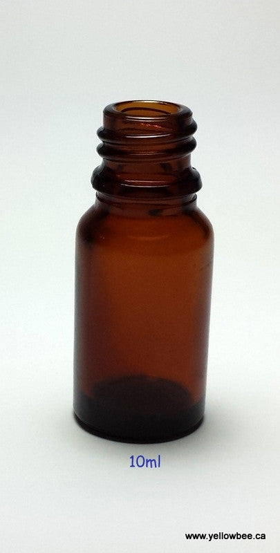 New Essential Oil Glass Bottle - Amber - 10ml / 0.34oz