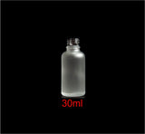 New Essential Oil Glass Bottle - Frosted Clear - 30ml / 1oz