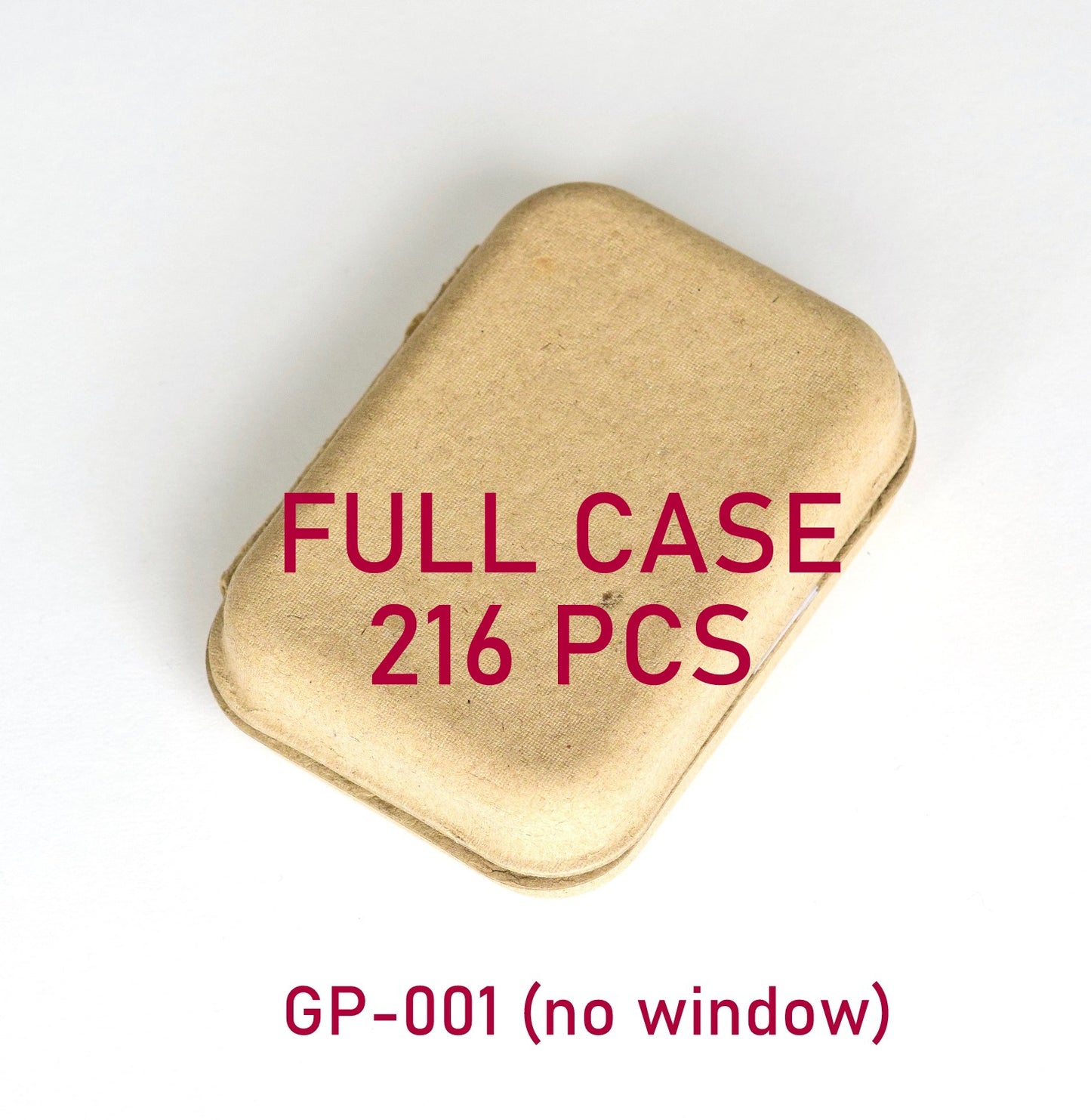 One Green Clamshell Box- GP-001 (Case of 216pcs)