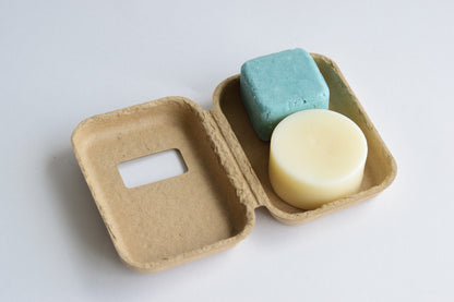One Green Clamshell Box with window - GP-002