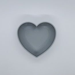 One Piece 3D Printed Mould - Heart