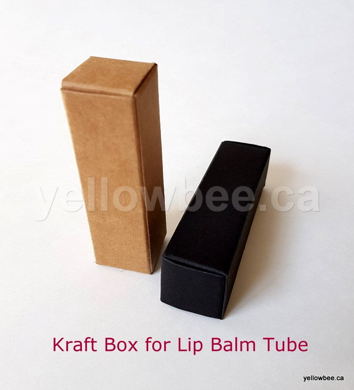Kraft Box for Lip Balm Tube - Brown (20pcs)