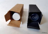 Kraft Box for Lip Balm Tube - Black (20pcs)