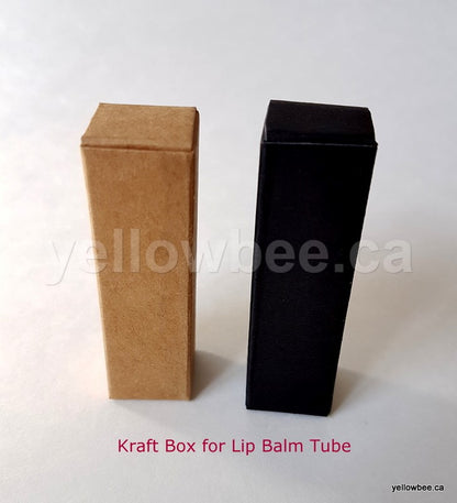 Kraft Box for Lip Balm Tube - Brown (20pcs)