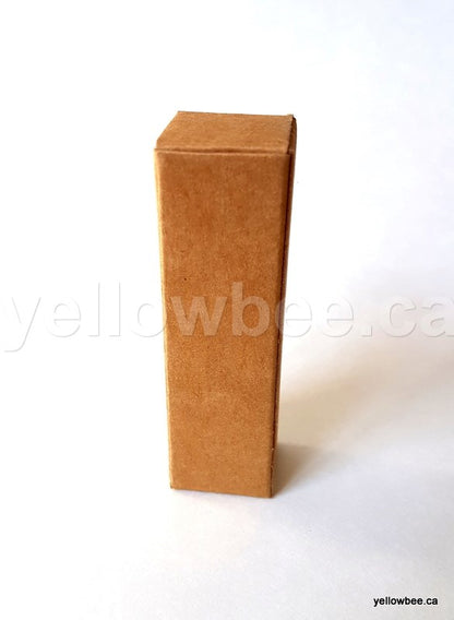 Kraft Box for Lip Balm Tube - Brown (20pcs)