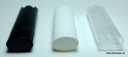 Oval Lip Balm Tube - Black - 4.5g