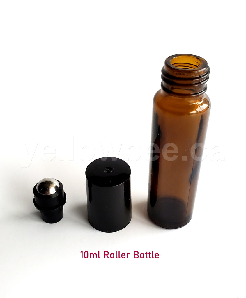 Amber Perfume Roller Bottle - 10ml / 0.34oz