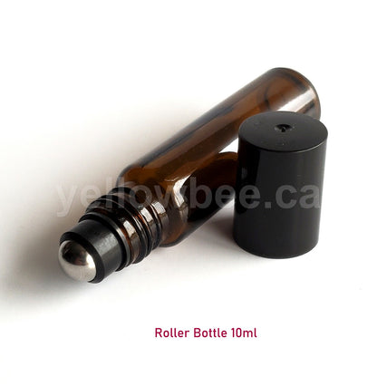 Amber Perfume Roller Bottle - 10ml / 0.34oz