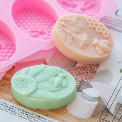 Soap Mould - 6 Cavity Bee Habitat - SM-023