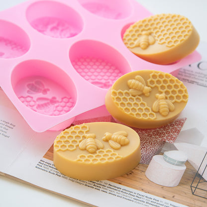 Soap Mould - 6 Cavity Bee Habitat - SM-023