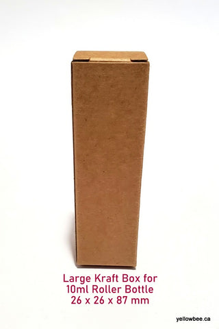 Kraft Box for 10ml Roller Bottle - Brown (20pcs)