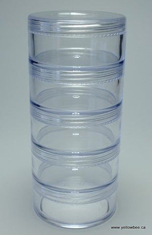 Stackable Plastic Container - 50g / 1.76oz (5-piece pack)