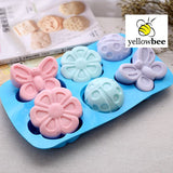 Soap Mould - 6 Cavity Insect-Butterfly - SM-003
