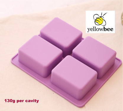 Soap Mould - 4 Cavity Tree - SM-006