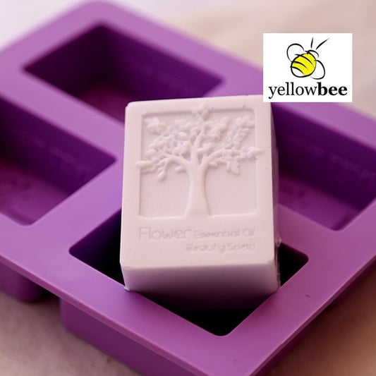 Soap Mould - 4 Cavity Tree - SM-006