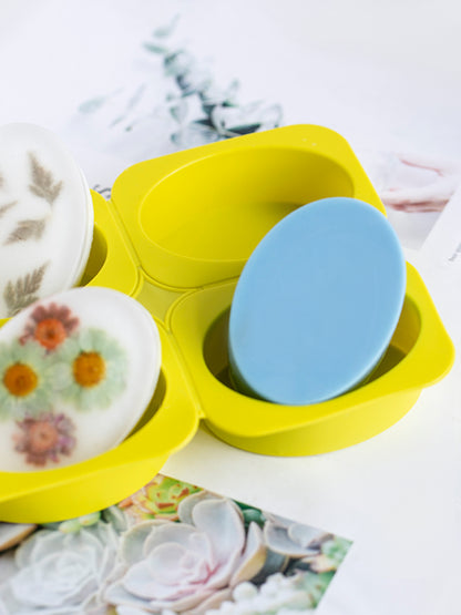 Soap Mould - 4 Cavity Oval - SM-012