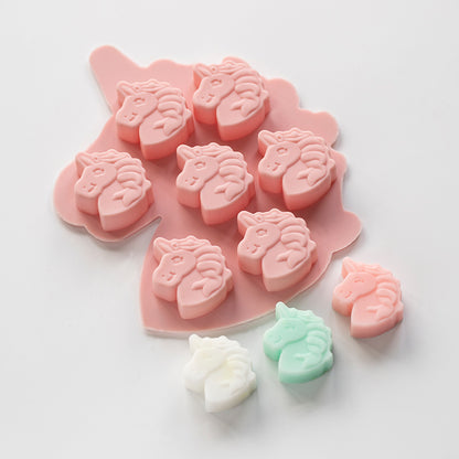 Soap Mould - 7 Cavity Unicorn - SM-035