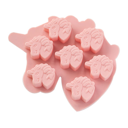 Soap Mould - 7 Cavity Unicorn - SM-035
