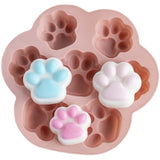 Soap Mould - 7 Cavity 3D Various Paws - SM-043