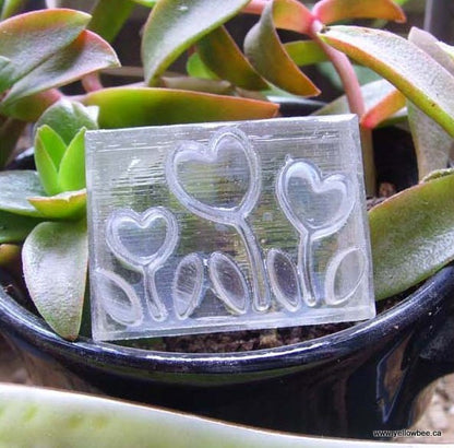 Soap Stamp - 3 Flowers - SS083