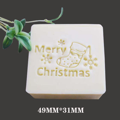 Soap Stamp - Merry Christmas Sock - SS139