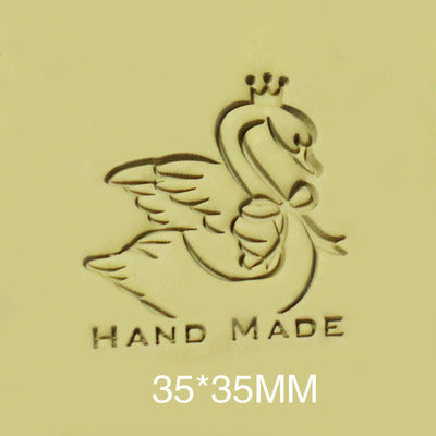 Soap Stamp - Swan with Crown Handmade - SS180