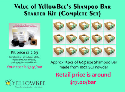 Starter Kit - Shampoo Bar (White Chocolate Peppermint - Complete Set)