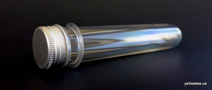 Clear Cosmetic Storage Tube with Aluminum Lid - 40ml