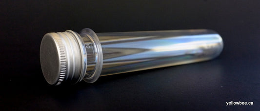 Clear Cosmetic Storage Tube with Aluminum Lid - 40ml