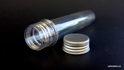 Clear Cosmetic Storage Tube with Aluminum Lid - 40ml