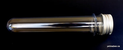Clear Cosmetic Storage Tube with Aluminum Lid - 40ml